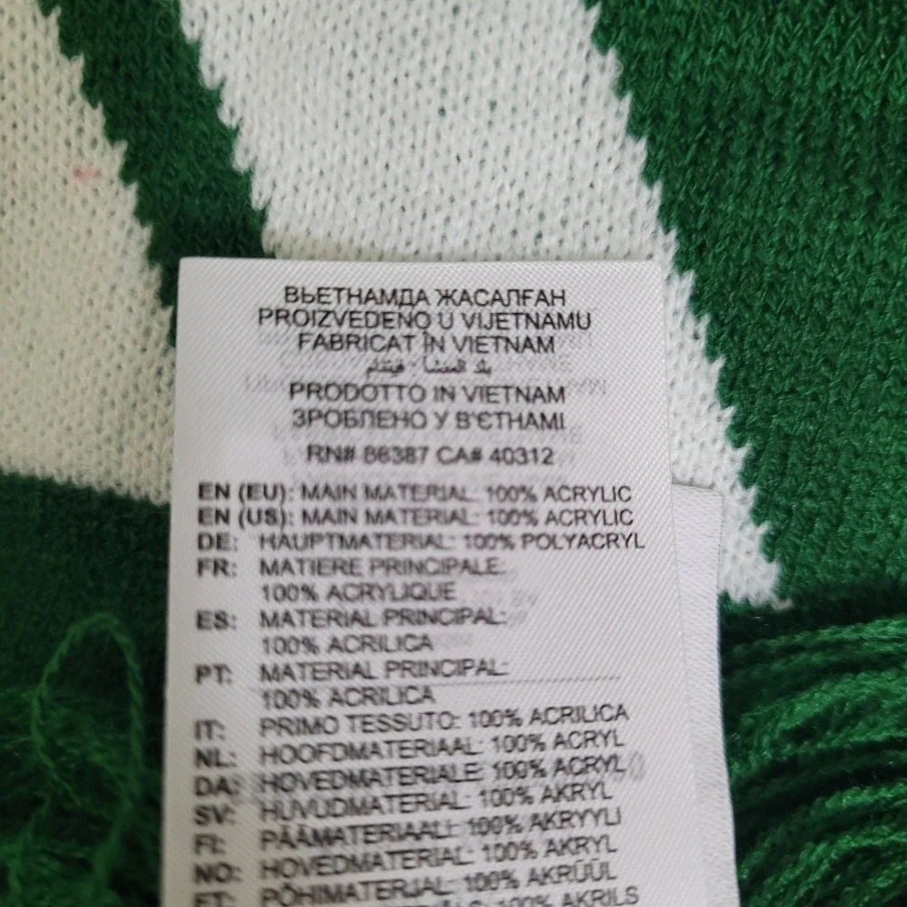 Adidas FIFA World Cup 26 Host Nations Scarf Green Red Blue Knit Soccer NWT